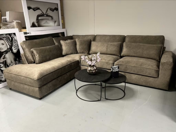 Luxe Hoekbank Marmerlook Pocket 250x315 cm