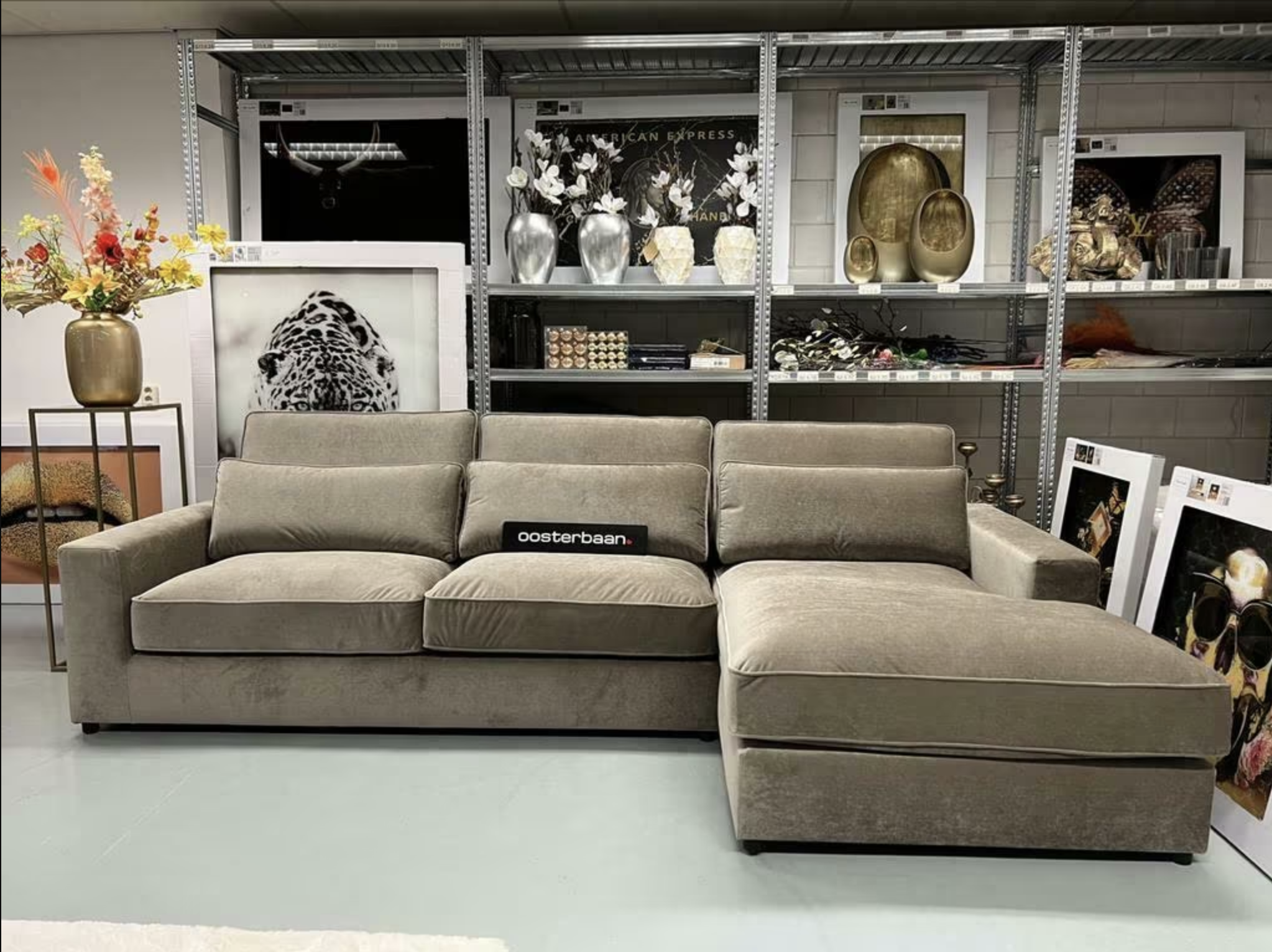 Luxe Lounge Bank 320x170cm NIEUW Genova100 - Pocket