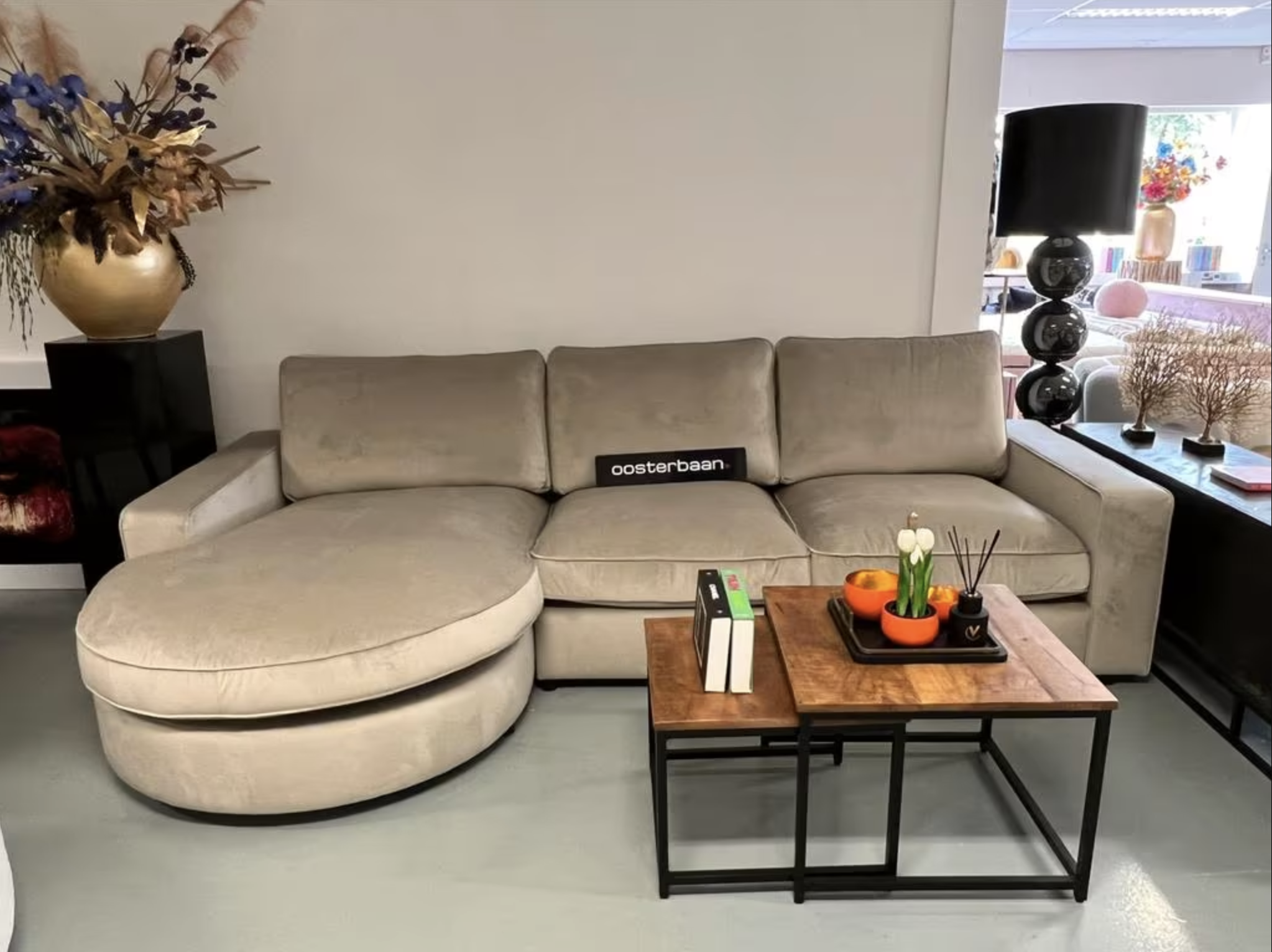 Luxe Loungebank Lio 170x290cm NIEUW - Uniek - Khaki