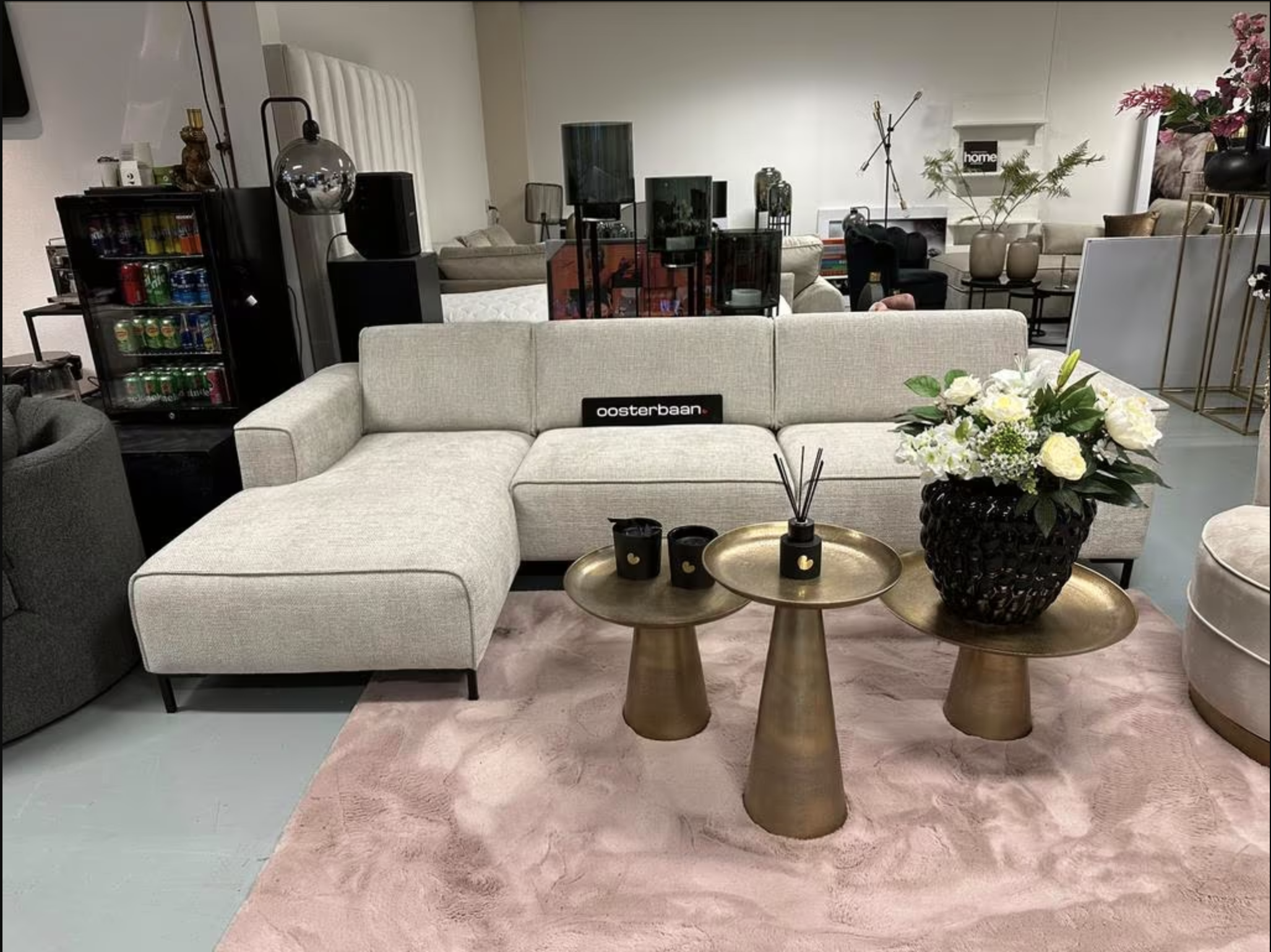 Luxe Loungebank Salo 150x290cm NIEUW - Grey Grijs