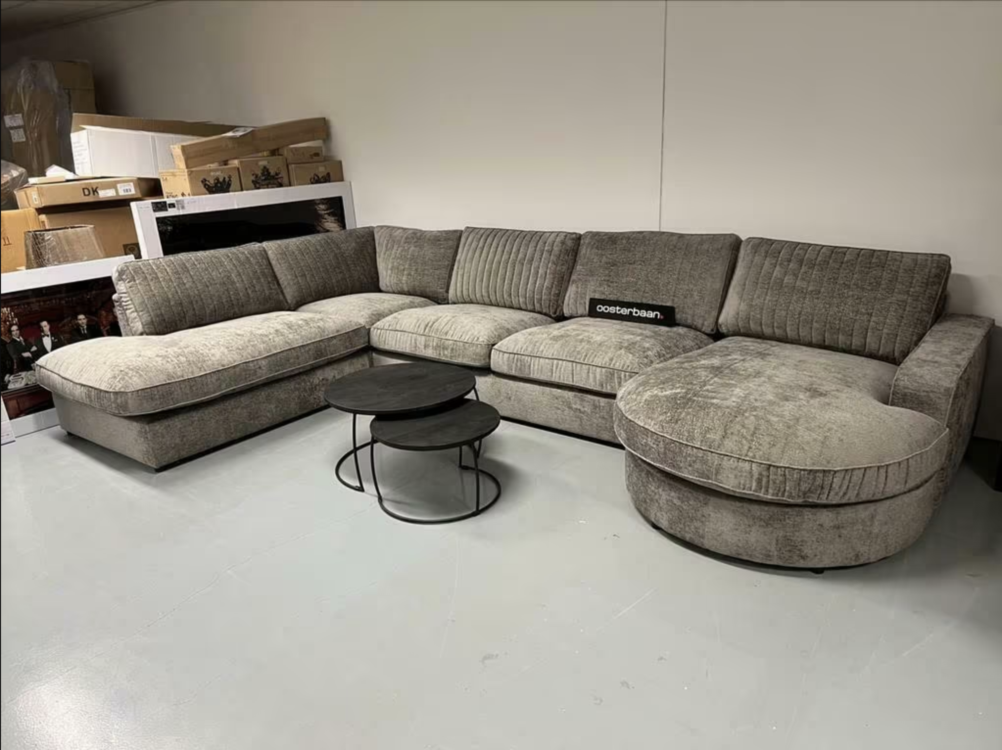 Luxe U bank Lio 250x400x170cm NIEUW - Uniek - Trend