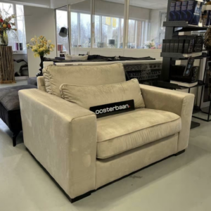 Luxe Velvet Fauteuil / Loveseat Costa Quartz Khaki – NIEUW