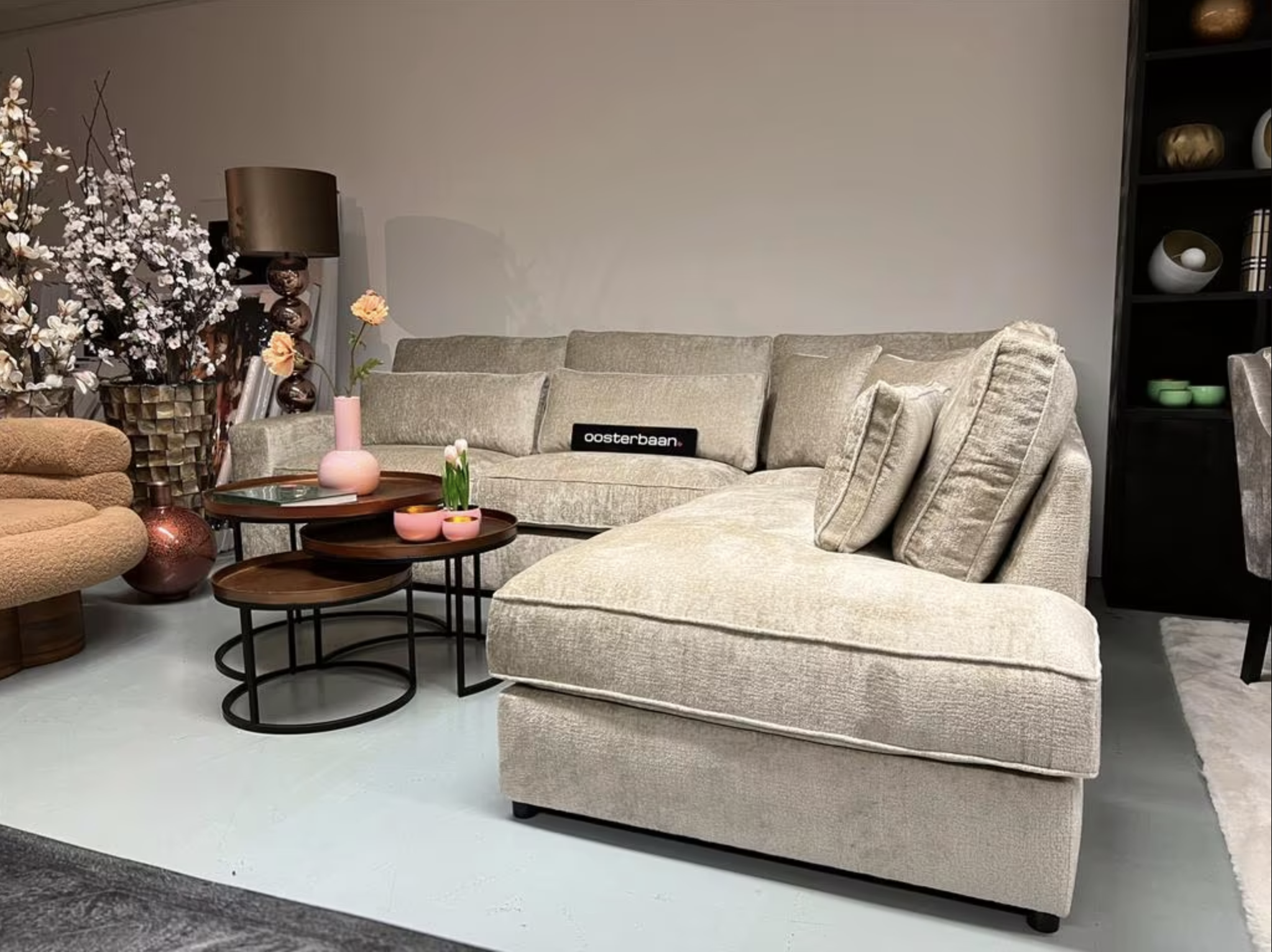 Luxe Velvet Hoekbank Pocket Bergen 310x250cm NIEUW