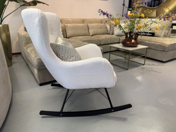Luxe Velvet Teddy Schommelstoel Bo NIEUW - Custom - Afbeelding 10
