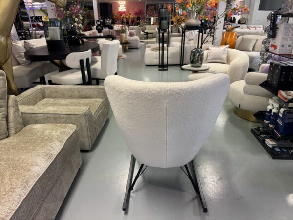 Luxe Velvet Teddy Schommelstoel Bo NIEUW - Custom - Afbeelding 6