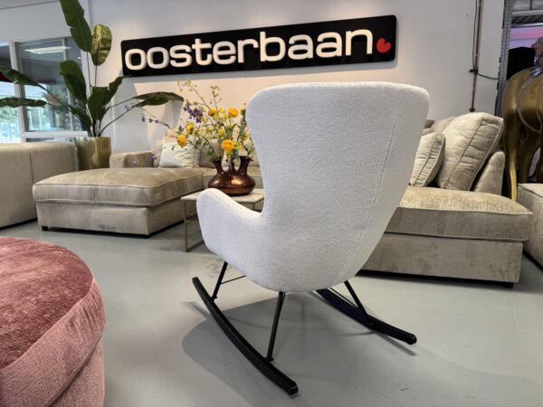 Luxe Velvet Teddy Schommelstoel Bo NIEUW - Custom - Afbeelding 2