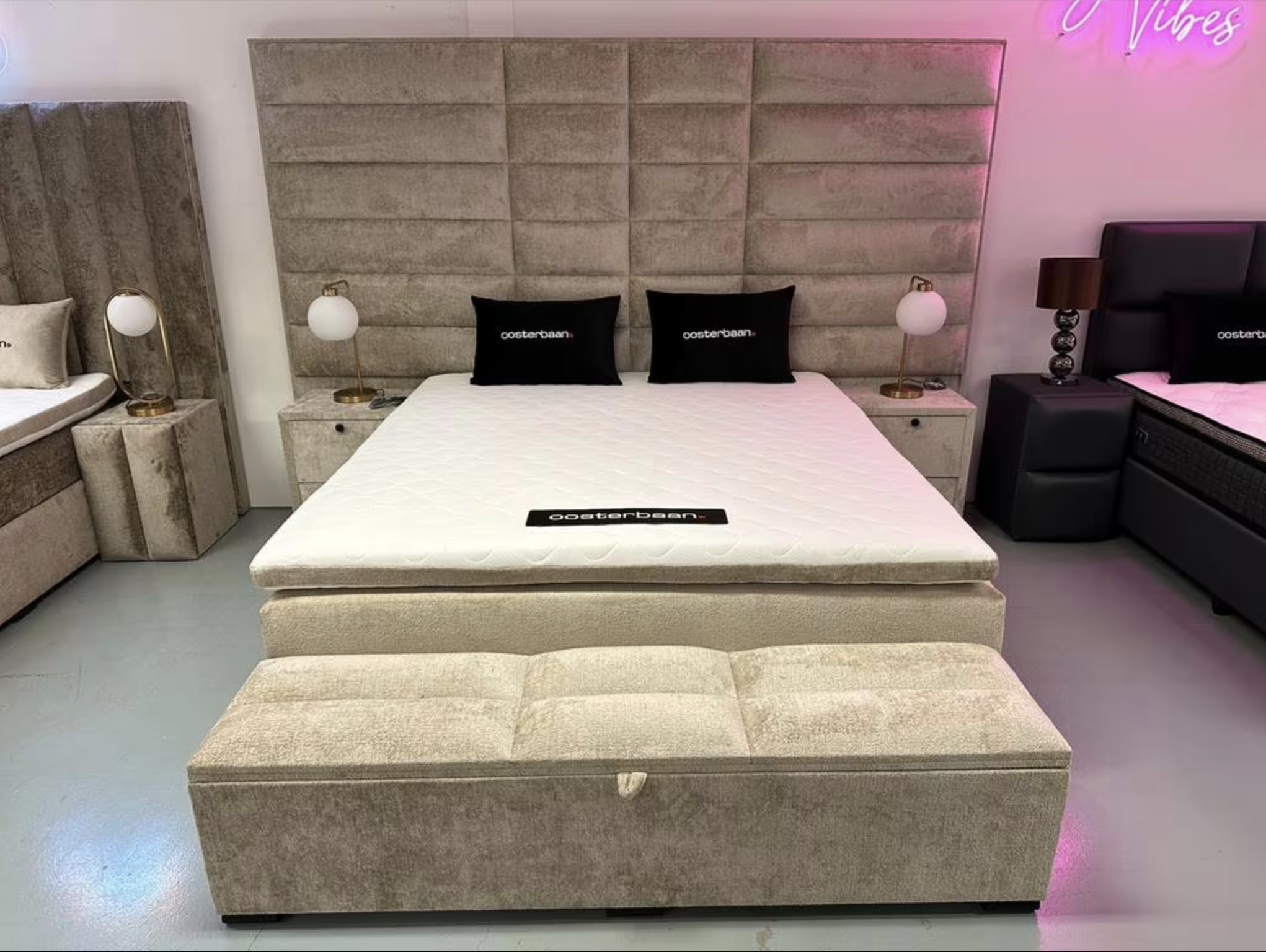 Luxe Velvet Boxspringset Ruben 180x200cm Compleet NIEUW
