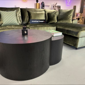 Luxe Visgraat Salontafel Duo NIEUW – Black Oak