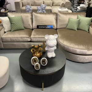 Luxe Velvet Loungebank Lio 290x170cm Emerald904 NIEUW
