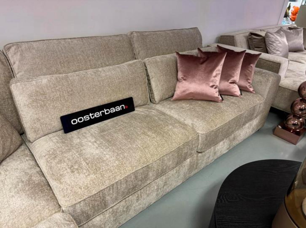 Luxe Velvet Teddy Hoekbank Pocket 250x310cm - Afbeelding 3