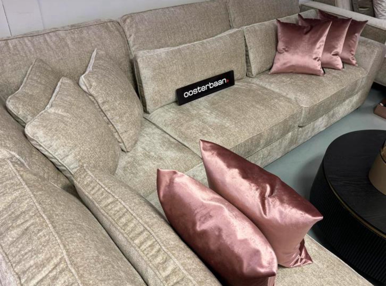 Luxe Velvet Teddy Hoekbank Pocket 250x310cm - Afbeelding 5