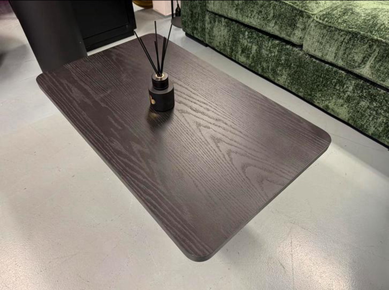 Luxe Black Oak Salontafel 90x55cm Zwart - NIEUW - Afbeelding 3