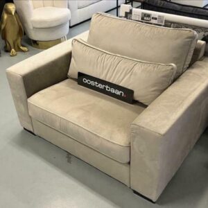 Luxe Velvet Fauteuil / Loveseat Costa Quartz Khaki – NIEUW