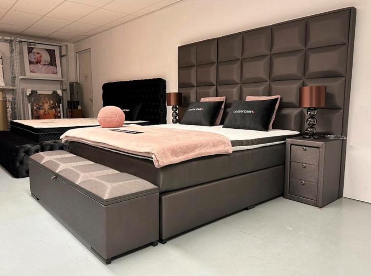 Luxe Boxspring set Heaven 180x200cm Daytona NIEUW - Afbeelding 3