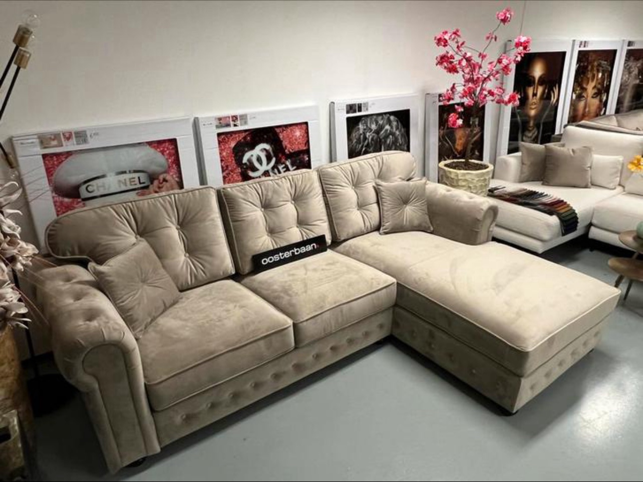 Luxe Loungebank Chester 260x170cm NIEUW - Afbeelding 2