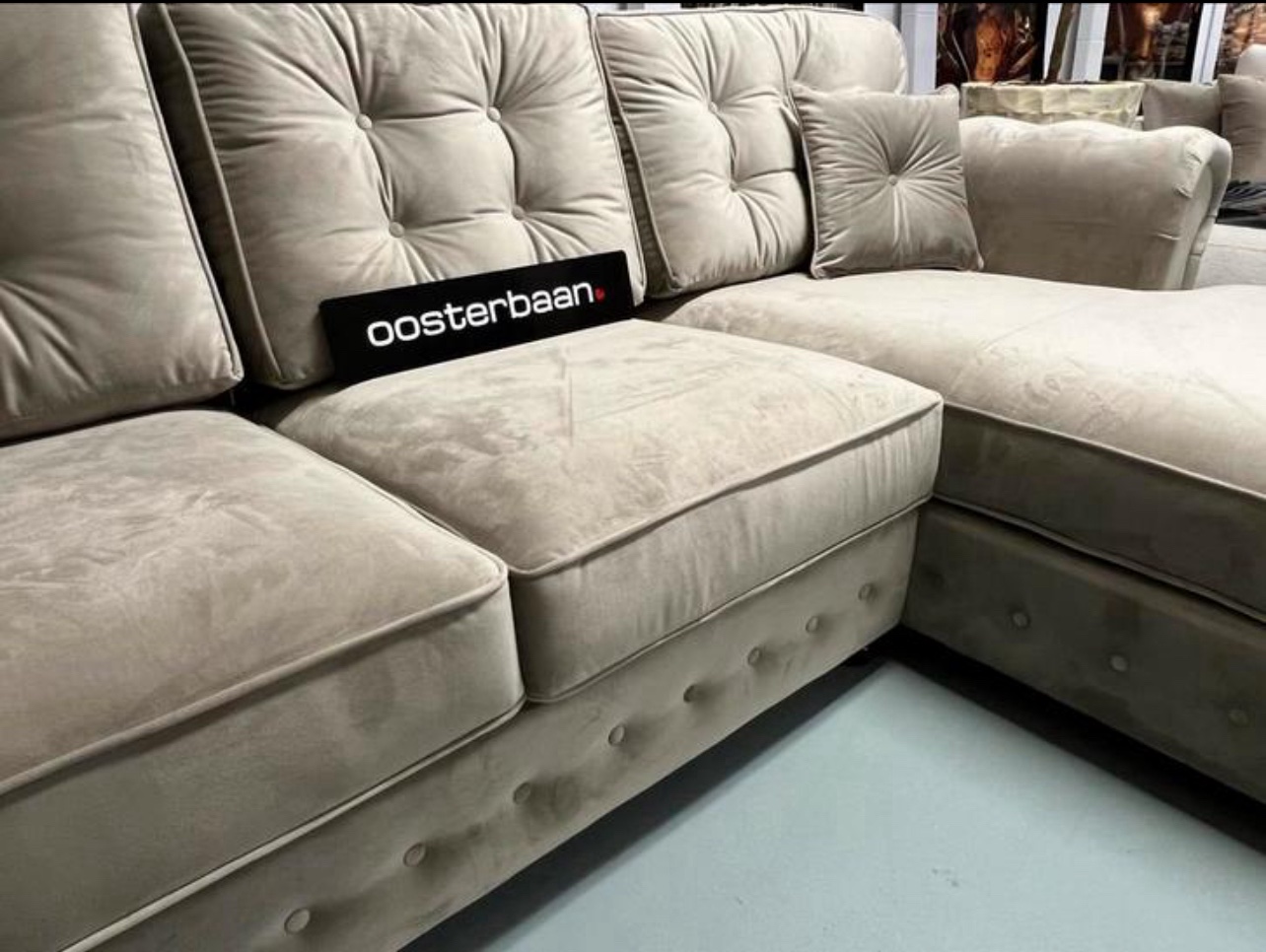 Luxe Loungebank Chester 260x170cm NIEUW - Afbeelding 3