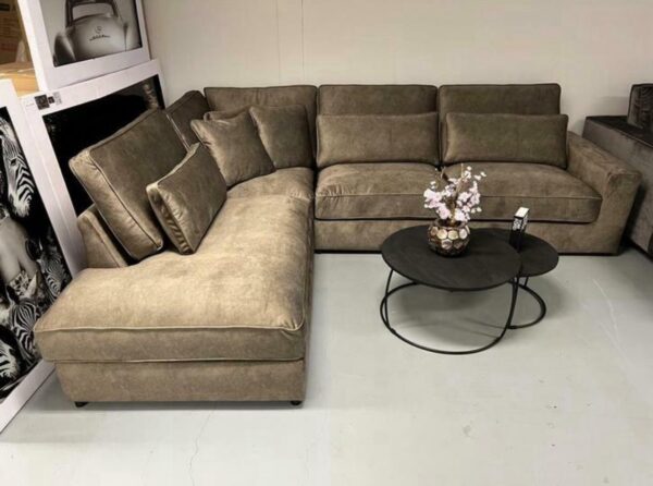 Luxe Hoekbank Marmerlook Pocket 250x315 cm - Afbeelding 2
