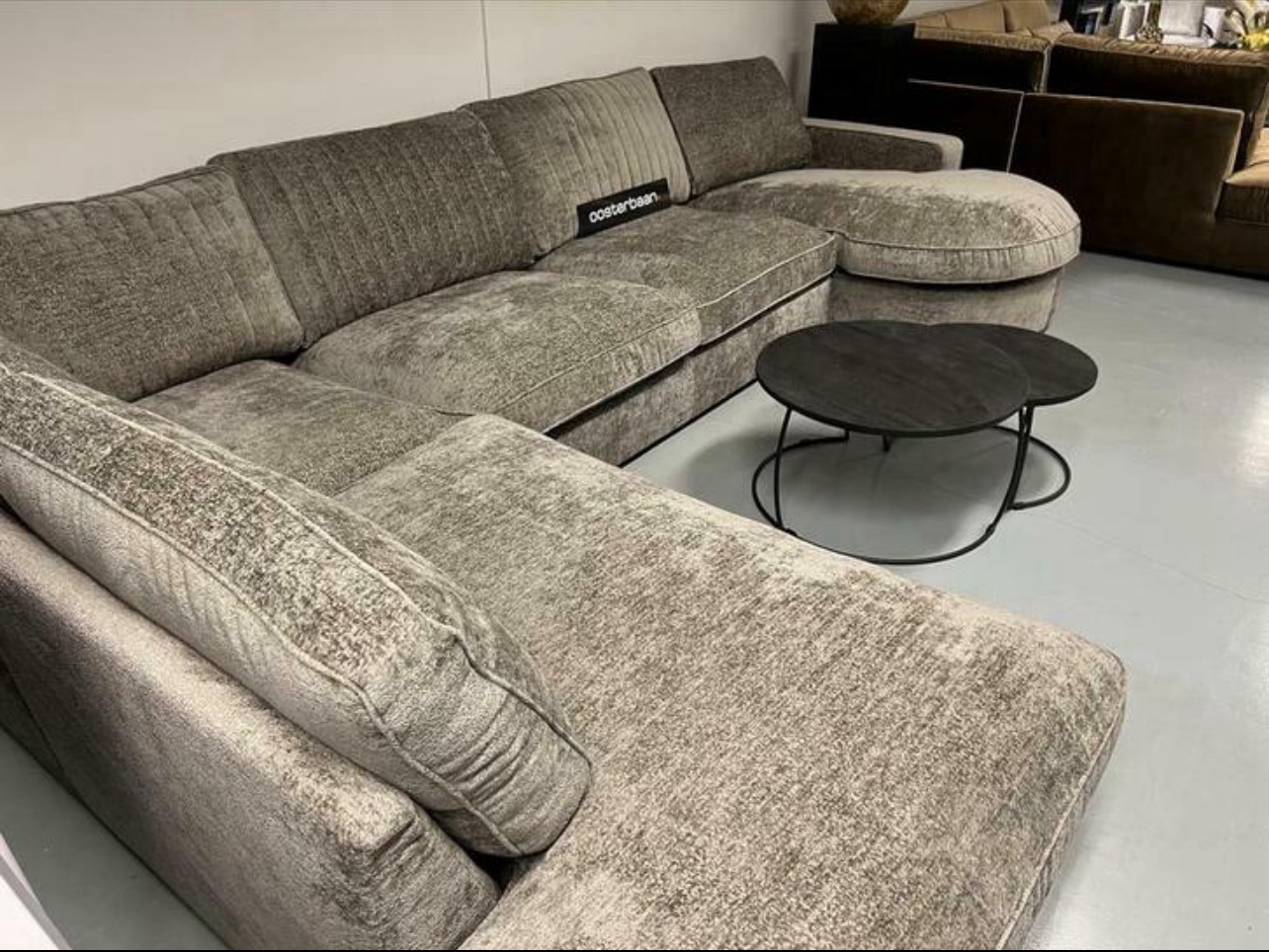 Luxe U bank Lio 250x400x170cm NIEUW - Trend - Afbeelding 3