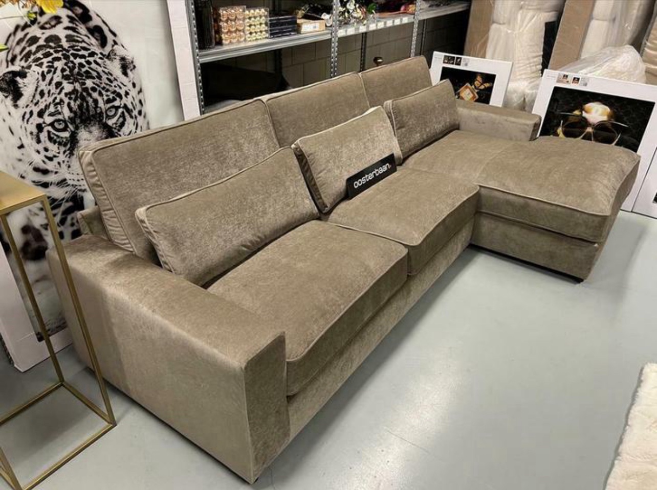 Luxe Velvet Loungebank Pocket 320x170cm NIEUW Genova100 - Afbeelding 3