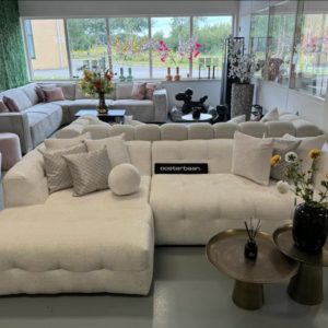 Luxe Velvet Teddy Loungebank Flipper 160x290cm NIEUW