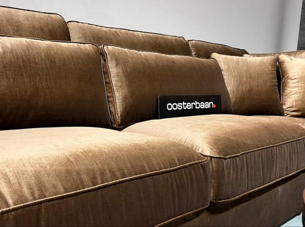 Luxe Velvet Hoekbank Pocket 310x250cm NIEUW - Kemer104 - Afbeelding 3