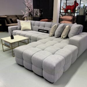 Luxe Velvet Loungebank Yently 200x300cm Jeans Blauw – NEW