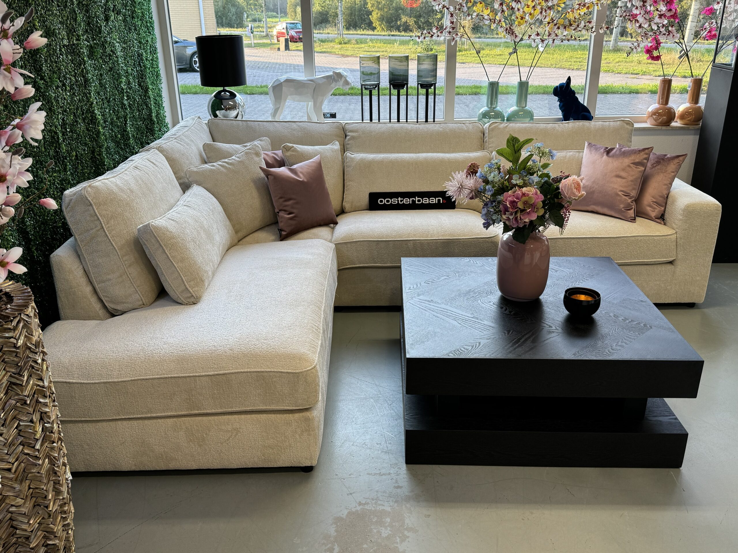 Luxe Velvet Teddy Hoekbank Pocket 250x310cm Bergen900