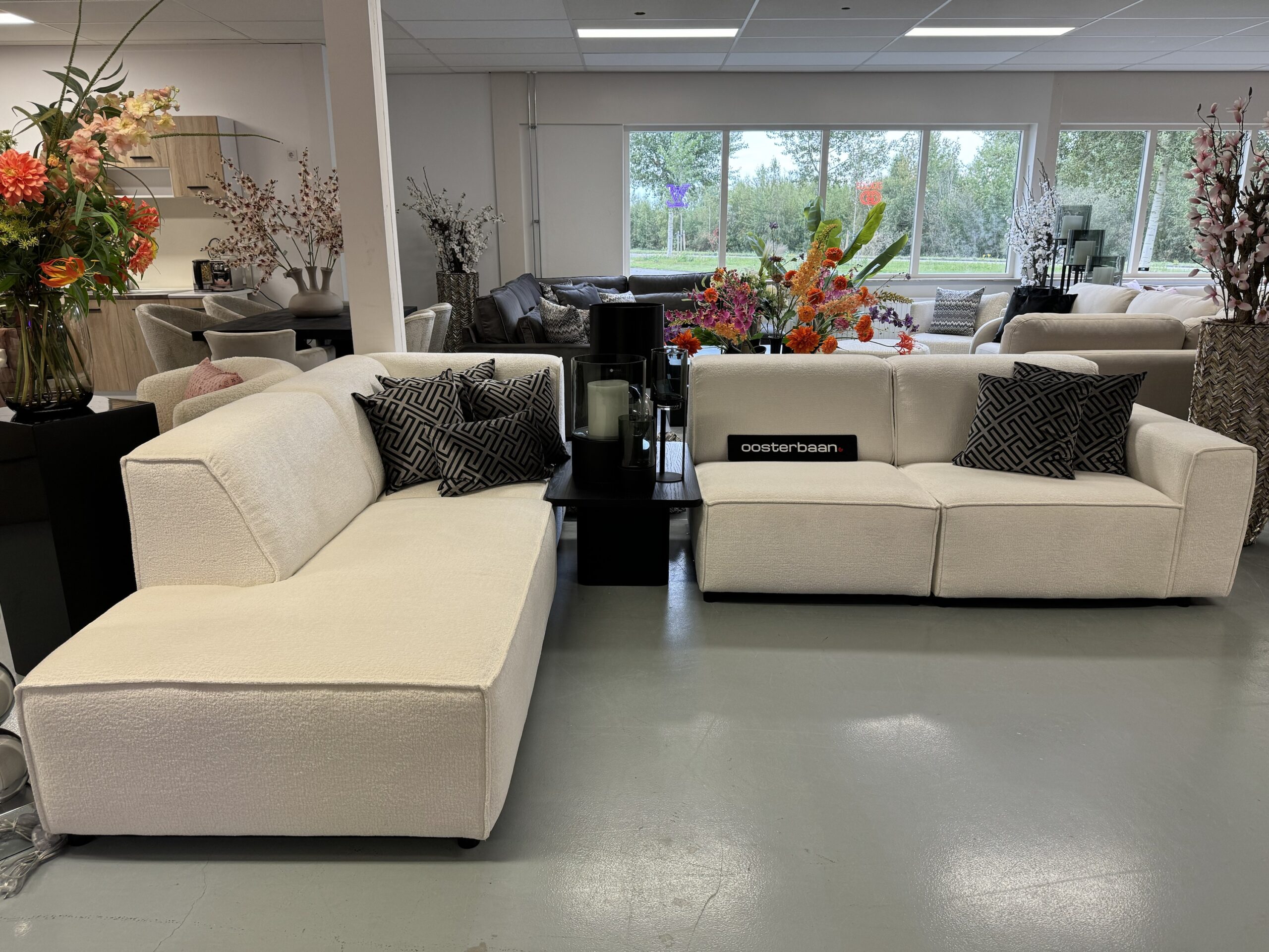 Luxe Velvet Teddy Elementen Hoekbank 230x300cm Bergen904