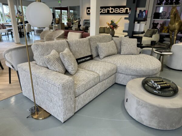 Luxe Velvet Teddy Loungebank Nepal Round 270x160cm - Afbeelding 4