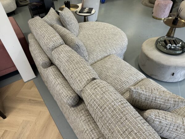 Luxe Velvet Teddy Loungebank Nepal Round 270x160cm - Afbeelding 3