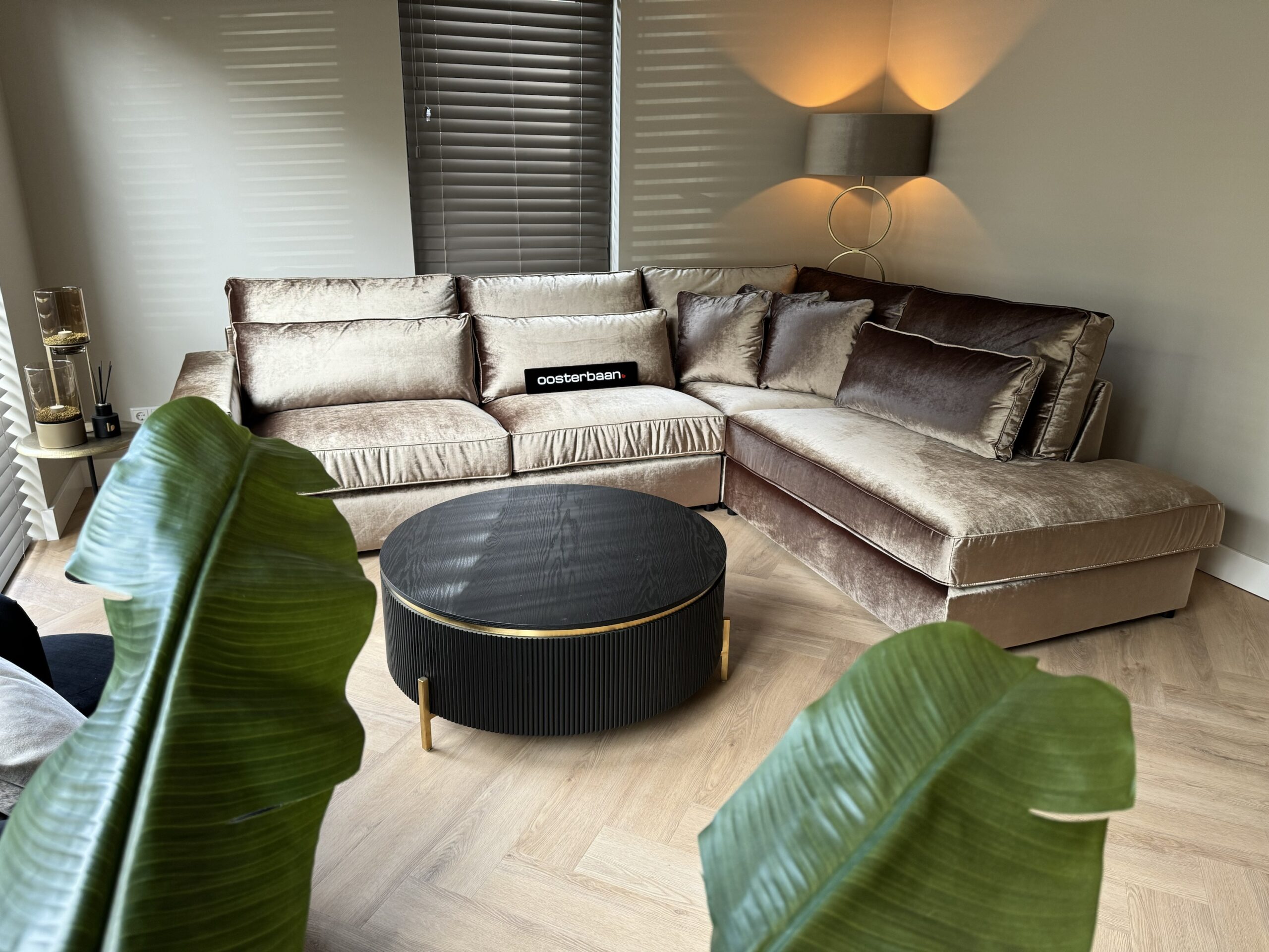 Luxe Velvet Hoekbank Pocket 310x250cm Emerald506 - Afbeelding 2