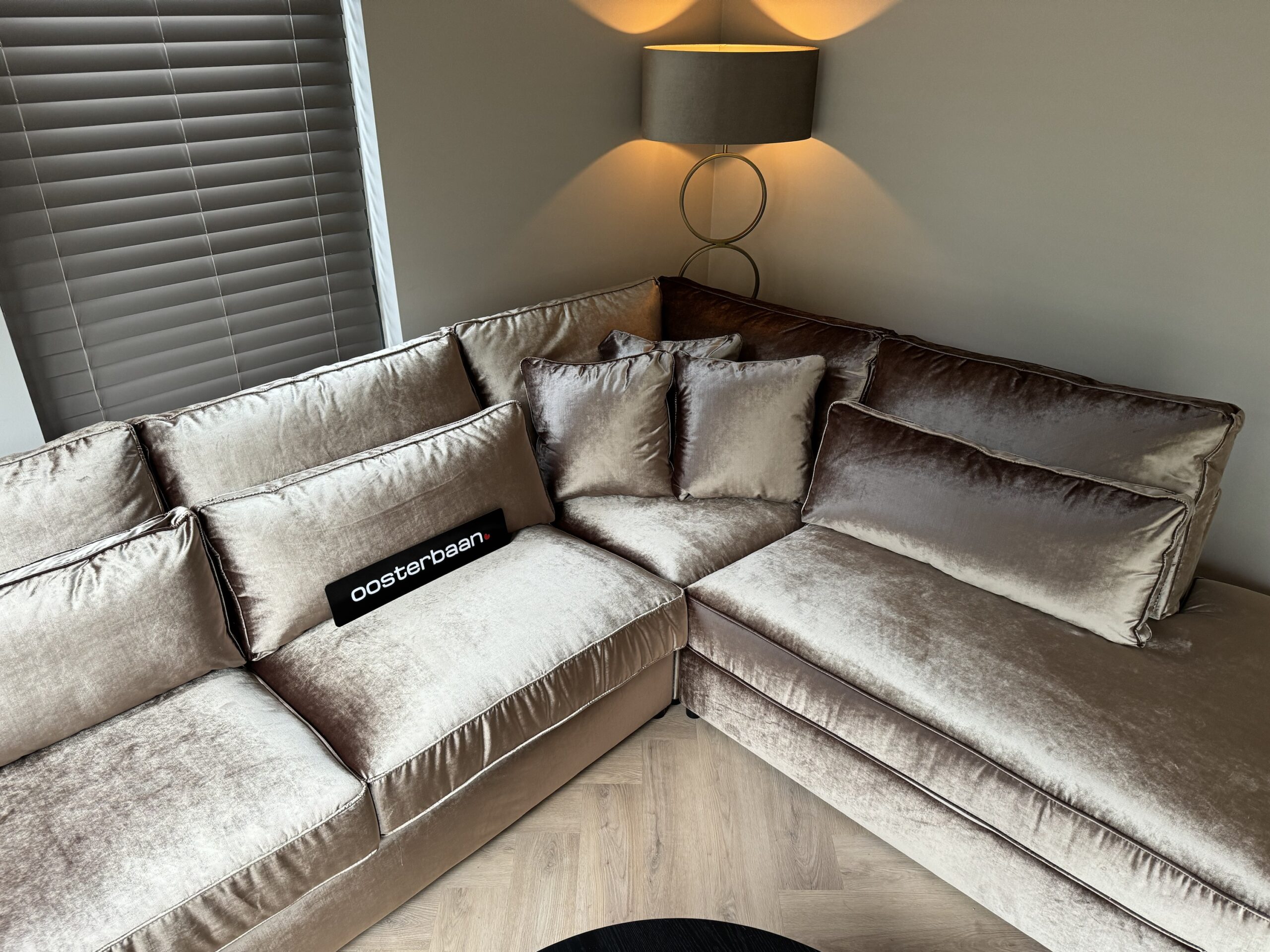 Luxe Velvet Hoekbank Pocket 310x250cm Emerald506 - Afbeelding 5