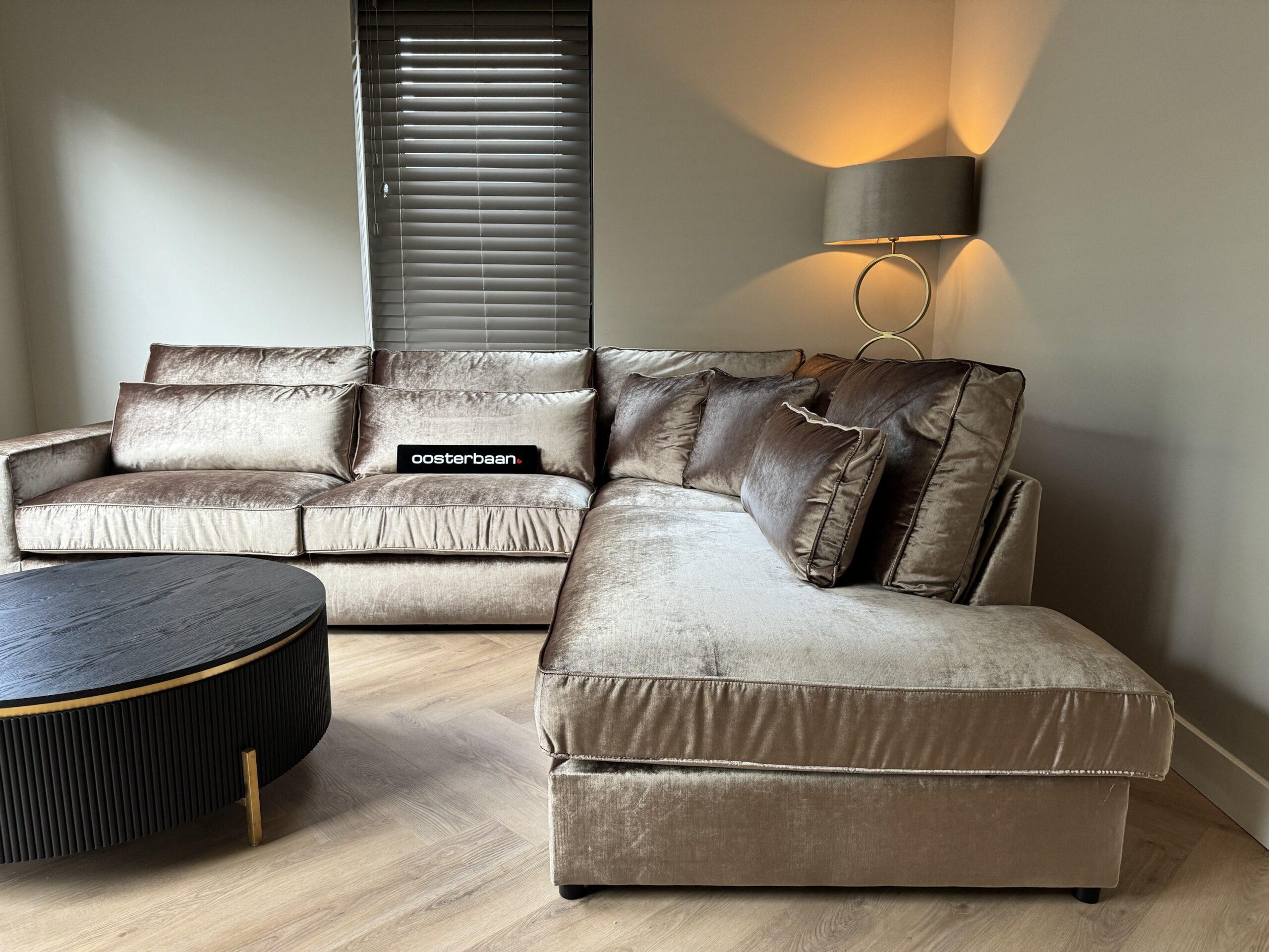 Luxe Velvet Hoekbank Pocket 310x250cm Emerald506 - Afbeelding 6