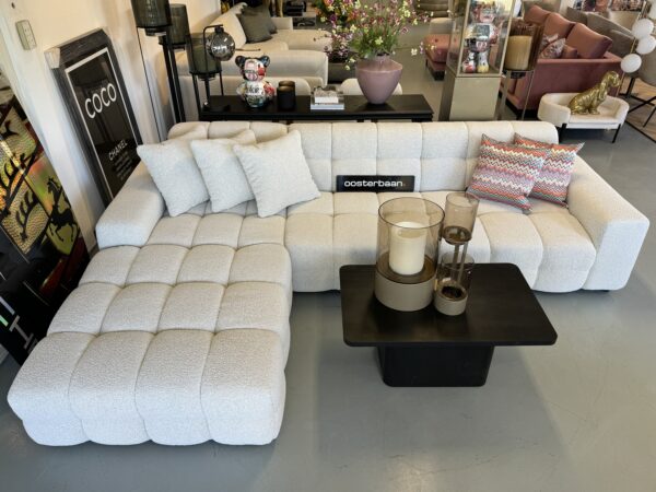 Luxe Teddy Bouclé Loungebank Yently 200x300cm Wit - Afbeelding 5