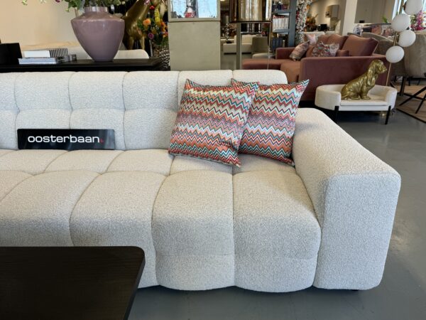 Luxe Teddy Bouclé Loungebank Yently 200x300cm Wit - Afbeelding 6